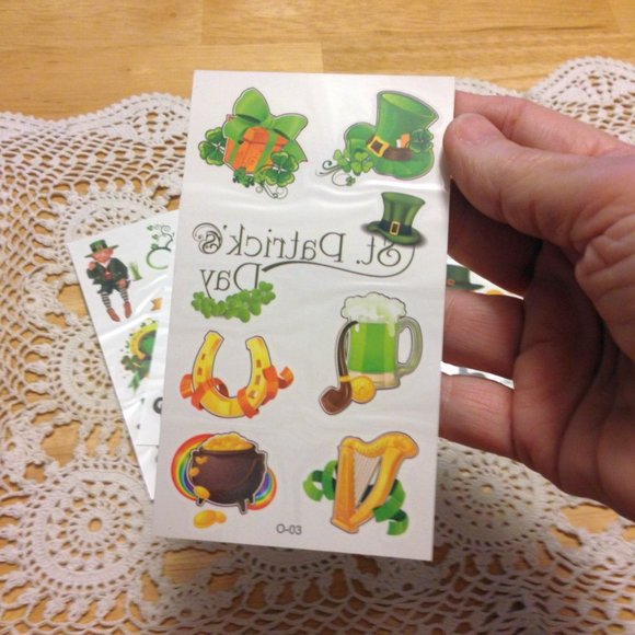 Saint Patrick's Day temporary tattoos - Picture 5 of 6